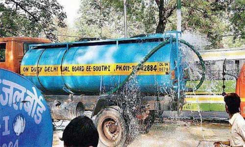 Delhi Jal Board Water Tanker Complaint